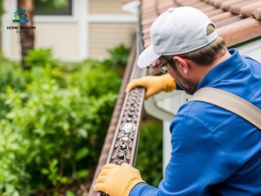 Professional Los Angeles gutter guard system preventing clogging in residential areas